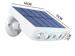 New Style Inductive Monitoring Solar Wall Lamp Outdoor Waterproof Villa Courtyard Lamp Outdoor Garden Fence Stair Step Lamp <b>LED</b> - Product Image 2