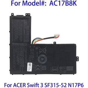Quality Laptop Battery AC17B8K for <strong>ACER</strong> <strong>Swift</strong> <strong>3</strong> SF315-52 N17P6 15.2V 48WH <strong>Notebook</strong> Replacements - Product Image 2
