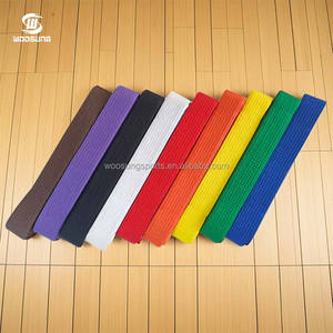Woosung en kaliteli özelleştirilmiş dövüş sanatları kemerler özel renkler Karate Judo kemer tekvando kemerleri - Product Image 6