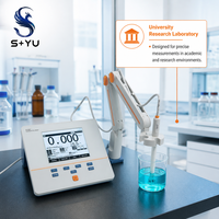 Analyseur de conductivité professionnel SYU EC300F, résistivimètre EC de paillasse, stockage de 500 données, pour la recherche universitaire et la qualité de l'eau
