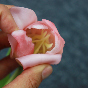 TG027 Wholesale Single Branch Real Touch <strong>Tulip</strong> <strong>Table</strong> Decorative Flowers Artificial Wedding Decorative Flowers - Product Image 6