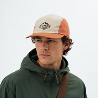Casquette de trail running imperméable en nylon à 5 panneaux, casquette de camping, casquette de sport à séchage rapide avec logo imprimé