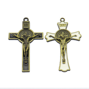 Collection <span class=keywords><strong>Dreamwork</strong></span> Cross, vente flash, pendentif de voiture, ornements à suspendre pour sac, alliage métallique, croix religieuse, porte-clés, accessoires de bijoux - Product Image 5