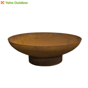 جودة عالية 80 ديا في الهواء الطلق حديقة الفناء الصلب صدئ توي للشواء والحطب مع الصدأ اللون الصلب سخان صدئ - Product Image 2