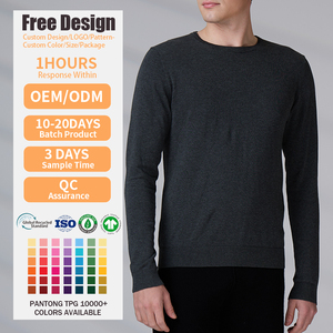 Custom LOGO GOTS Cotton Crew Neck <b>Men</b> Clothes Winter Knitted Shirt Long Sleeve Knitwear Casual <b>Pullover</b> <b>Men</b> Sweaters - Product Image 2
