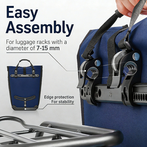 Sac de Selle de Vélo Isolé et Étanche 23L OEM – Sacoche Convertible, Porte-Bagages Universel, Compartiment pour Ordinateur Portable – Fournisseur d'Usine - Product Image 2