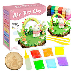 Rabbit Garden Clay Animals Air Dry Clay <strong>Kit</strong> with Interactive App Modeling Clay and Crafts Set for Kids &amp; Tweens - Product Image 1