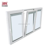 Ventanas Abatibles de Aluminio con Triple Acristalamiento, Aisladas, de Diseño Contemporáneo, Eficientes Energéticamente, Insonorizadas, Resistentes a Daños, de Aleación de Aluminio Duradera