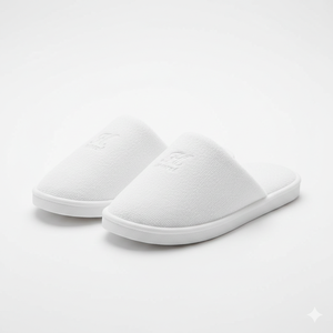 Pantuflas Negras de Hotel - Reutilizables y Cómodas - Product Image 2