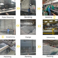 Fabricante de Postes de Alumbrado Público Octogonales OEM ODM, 3m-30m, Acero Q355 Galvanizado en Caliente, Diseño Personalizado, CE ISO, Garantía de 10 Años