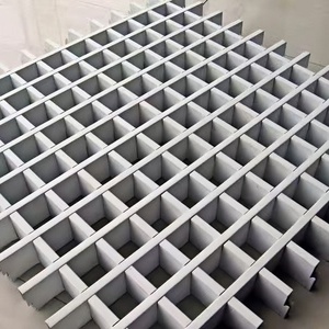 Techo de Rejilla Metálica de Diseño Moderno, Techo Abierto Suspendido, Decoración de <span class=keywords><strong>Interiores</strong></span>, Rejilla de Aluminio <span class=keywords><strong>para</strong></span> Almacenes - Product Image 3