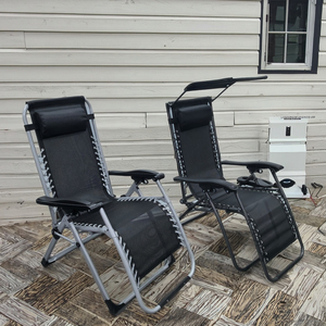 Phong cách hiện đại kim loại lưới gấp bãi biển ghế lớn thư giãn không trọng lực sàn ngoài trời phòng chờ cho cắm trại và câu cá - Product Image 6