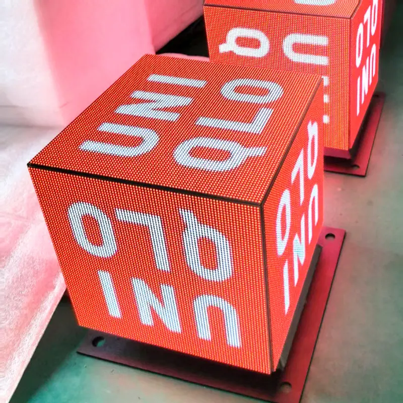Publicité commerciale P3 Intérieur LED Cube Écran Creative 5 Côtés 3d Vidéo Magic Cube Led Affichage