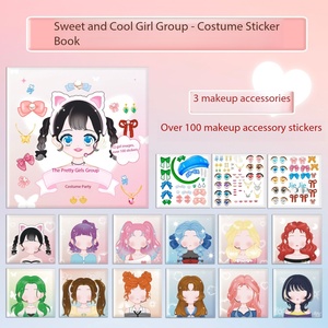 Buku Stiker Magnetik Berpakaian Putri, Dekorasi Kulkas EVA yang Dapat Digunakan Kembali, Mainan Karakter 3D yang Dapat Ditukar untuk Anak Perempuan - Product Image 2