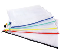Vente en gros de classeurs A4 pochette en maille avec fermeture éclair sac à documents dossiers scolaires fournitures de bureau trousse à crayons sacs de rangement