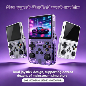 Console de jeu vidéo portable rétro mini 128G R36S 3,5 pouces avec écran couleur HD 64 Go, lecteur de jeux classiques - Product Image 6