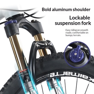 Vélo de montagne à suspension souple en alliage d'aluminium de 27,5 pouces, 30 vitesses, double suspension, double amortissement, frein à disque hydraulique - Product Image 4