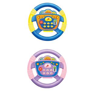 Giocattolo musicale blu del volante per fingere di giocare strumento di educazione precoce giocattolo con musica - Product Image 1
