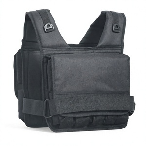 Custom Adjustable Weighted <b>Vest</b> Fitness Training Waist Belt with Padded Shoulder Straps Removable <b>Weight</b> Blocks for <b>Running</b> - Product Image 4