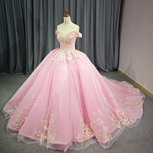 birthday tutu dress Fashionable Baby Girl Birthday Tutu Dress Flower Girl Princess Dress, Pink / 2-3 Years (100cm)