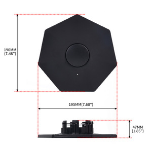 Cache-moyeu de roue ABS noir pour Tesla Cybertruck LKT145-BK – Pièce de rechange et de mise à niveau - Product Image 1