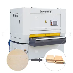 Factory popular high quality wood panel belt sanding machine multi heads calibrating sander machine with CE