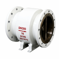 Válvula de Retención Manual de Flujo Axial para Gas, Conexión con Brida, OEM Disponible