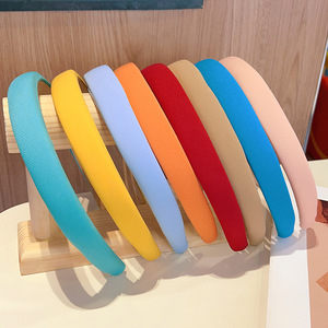 Hot Colorful Sponge <b>Thin</b> Hairbands <b>Headbands</b> Ornament Accessories for Women Hair Accessories - Product Image 1