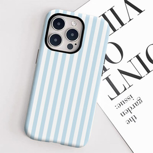 Funda para <span class=keywords><strong>iPhone</strong></span> 17 con Diseño Estampado a Rayas, Linda y Estética, para Mujeres y Chicas, de TPU Suave, Antigolpes, Protectora y Elegante, Estilo Kawaii - Product Image 5