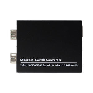 Tốc độ cao 10/100/1000M 3KM 20KM 2 SFP 2 RJ45 SFP <span class=keywords><strong>Ethernet</strong></span> phương tiện truyền thông chuyển đổi chuyển đổi sợi Quang Phương tiện truyền thông chuyển đổi Gigabit - Product Image 4