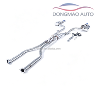 Convient au système d'échappement des Lexus RCF 5.0L 2020, section intermédiaire à arrière, double tambour, double valve [tuyau intermédiaire en Z avec tambour intermédiaire]