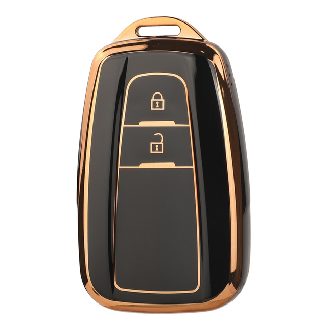 TPU Flip Remote Car Key Case Cover for Toyo Camry Corolla CHR C-HR Prius Prado RAV4 Land Cruiser 2 Button Accessory