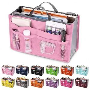 I-0181 phổ gọn gàng trang điểm mỹ phẩm Túi <span class=keywords><strong>tote</strong></span> đôi dây kéo tạp phẩm túi du lịch chèn tổ chức Túi - Product Image 1