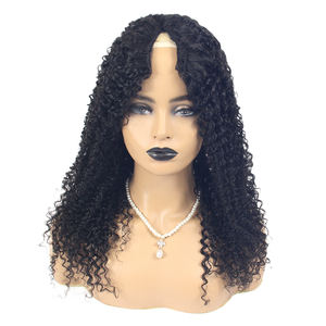 Pelucas de cabello humano rizado con parte en v, grado brasileño 12a, venta al por mayor, vendedores de cabello 100% humano - Product Image 3