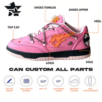 Baskets de skate en cuir verni avec broderie entièrement personnalisée, chaîne métallique, logo embossé personnalisé, semelle extérieure en caoutchouc, légères, style streetwear hip-hop