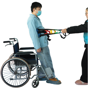 Ceinture d'aide à la marche en corde bleue, ceinture auxiliaire pour le soutien du dos, assistance à la mobilité des patients - Product Image 3