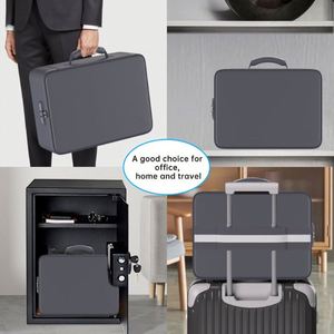 Bolsa de Seguridad Portátil para Documentos, Resistente al Fuego y al Agua, para Dinero y Papeles, Ideal para Viajes y el Hogar - Product Image 4