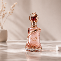 Flacon de parfum de luxe en verre transparent, design élégant, 50 ml, 100 ml, flacon vide avec vaporisateur, bouchon diffuseur estampé
