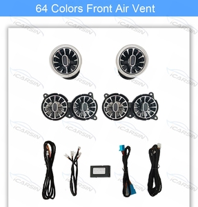 ไฟตกแต่งภายในรถยนต์ 64 สี พร้อมทวีตเตอร์แบบหมุน 4 มิติ สำหรับรถยนต์เมอร์เซเดส-เบนซ์ เอส-คลาส W222 S400 S450 S550 S560 S580 S63 - Product Image 4