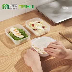 Microwaveable Rice Box Japanese Style Single Compartment Bento Box <b>Refrigerator</b> Friendly for Food Storage Serving - Product Image 3