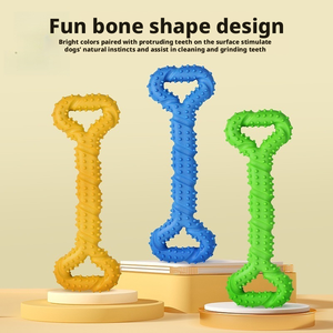 Juguete para Perro con Anillo de Tracción Grande de Colores Mezclados, Personalizable, para Masticar y Limpiar Dientes, con Espinas, Ecológico, Estilo Adorable, Hecho de Silicona - Product Image 4