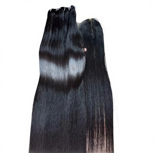 Shinhair - Paquetes de Cabello Humano Virgen Vietnamita de la Mejor Calidad y Envío Rápido, para Tejido Doble a Máquina, Liso Natural - Product Image 1