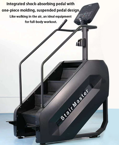 Simulateur d'escalade commercial d'intérieur, moniteur de fréquence cardiaque LED LCD, pédale suspendue amortissante, machine de cardio-training pour salle de sport - Product Image 4