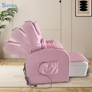 Equipo de muebles de salón de uñas de alta calidad SILLA DE Spa de pedicura de manicura moderna cómoda rosa - Product Image 6