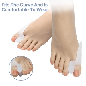 Cuidado DE LOS PIES Alivio del dolor Gel de silicona Hallux Valgus Corrector Separador de dedo gordo del pie - Product Image 4
