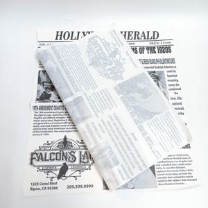 SP998 Nouveauté en promotion : Papier d'emballage alimentaire anti-graisse pour panier de charcuterie, idéal pour les burgers et sandwichs - Product Image 6