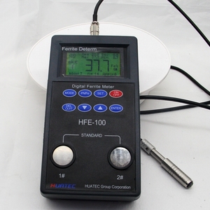 Analyseur de ferrite numérique portable HFE100 pour l'industrie NDT, mesureur de ferrite pour l'acier - Product Image 2