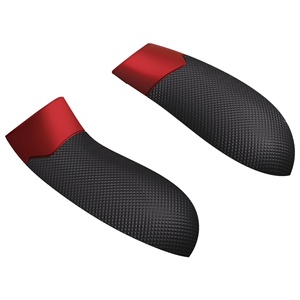 Poignées en caoutchouc antidérapantes de performance rouge écarlate, panneaux arrière de remplacement, rails latéraux pour manette Xbox Series X S - Product Image 5