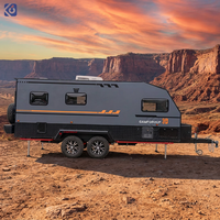 CAMPTRL Remorque de voyage multifonctionnelle pour camping-car, maison mobile, caravane avec système de vie complet pour l'extérieur