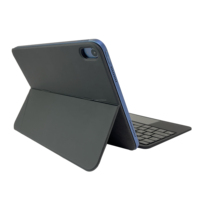 Étui Clavier Magnétique Détachable pour iPad 10ème Génération 10,9 Pouces Clavier Bluetooth Sans Fil Rétroéclairé Folio USB C
